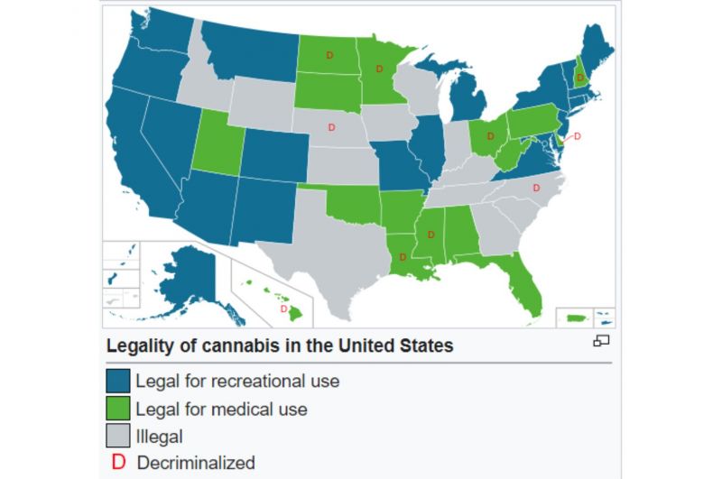 Photo for: The Ultimate Guide to State-Wise Legalisation of THC Beverages